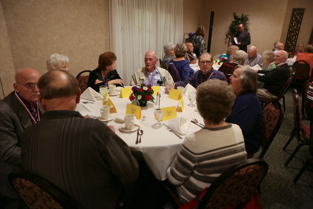 Annual Veterans Day dinner in the Geisen Reception Centre